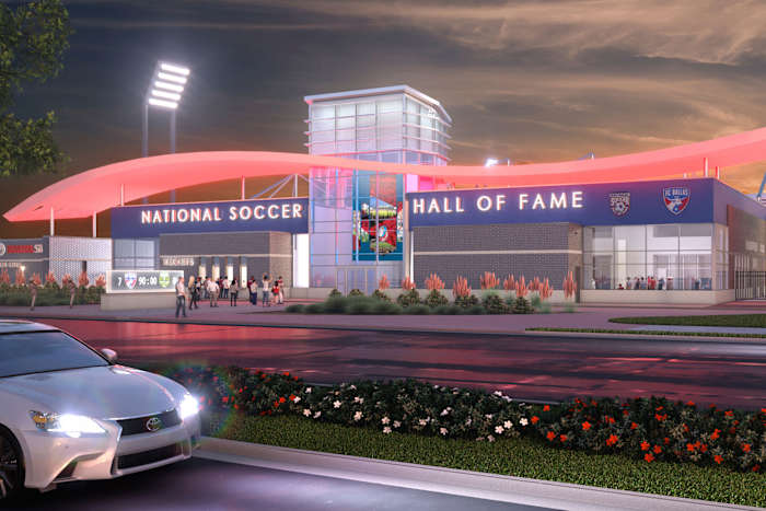 FC Dallas's Toyota Stadium will be the new site for the U.S. National Soccer Hall of Fame.